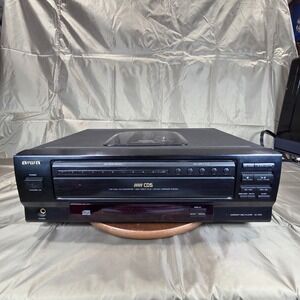 Aiwa XC-30M 5-Disc Rotary Changer Compact Disc Player Black Vintage 1993 tested